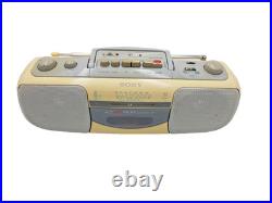 Sony CFS-E14L Cassette Tape Player Recorder FM AM Radio Portable Boombox Stereo