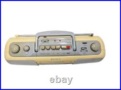 Sony CFS-E14L Cassette Tape Player Recorder FM AM Radio Portable Boombox Stereo