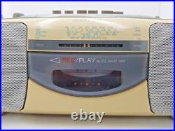 Sony CFS-E14L Cassette Tape Player Recorder FM AM Radio Portable Boombox Stereo