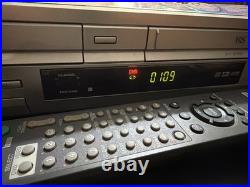 Sony D350P Hi-Fi 4 Head VCR DVD Combo Player VHS Recorder Pro Scan Refurbished