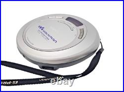 Sony D-EJ620 CD Walkman Discman Stereo Portable Compact Disc Player Silver Vtg