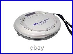 Sony D-EJ620 CD Walkman Discman Stereo Portable Compact Disc Player Silver Vtg