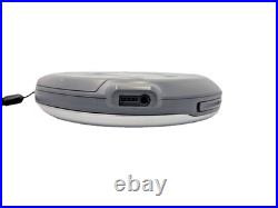 Sony D-EJ620 CD Walkman Discman Stereo Portable Compact Disc Player Silver Vtg