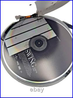 Sony D-EJ620 CD Walkman Discman Stereo Portable Compact Disc Player Silver Vtg