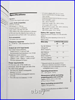 Sony D-EJ620 CD Walkman Discman Stereo Portable Compact Disc Player Silver Vtg