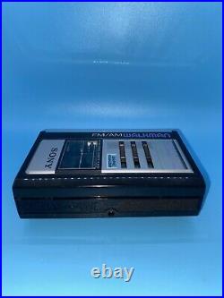 Sony FM/AM Walkman WM-F43 Stereo Cassette Player Vintage TESTED WORKING