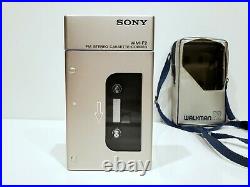 Sony Fm Stereo Cassette Walkman Recorder Wm-F2 Mint! Refurbished