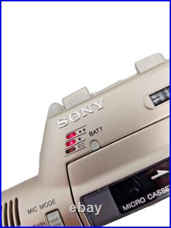 Sony M-100MC MicroCassette Mic'n Micro Voice Recorder Dictaphone Dictation