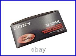 Sony M-100MC MicroCassette Mic'n Micro Voice Recorder Dictaphone Dictation