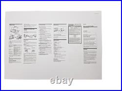Sony M-100MC MicroCassette Mic'n Micro Voice Recorder Dictaphone Dictation