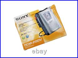 Sony Pressman TCM-20DV Voice Recorder Standard Cassette Player Dictaphone Dictat