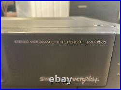 Sony SVO-2000 Stereo Professional S-VHS Super VHS VCR Fully Working