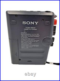 Sony TCM-20DV Pressman Voice Recorder Standard Cassette Dictaphone Dictation VOR Sony TCM-20DV Pressman Voice Recorder Standard Cassette Dictaphone Dictation VOR