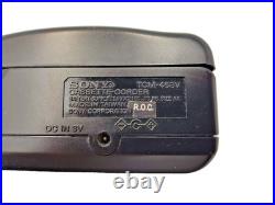 Sony TCM-453V Pressman Voice Recorder Standard Cassette Dictaphone Walkman Vtg