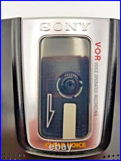 Sony TCM-453V Pressman Voice Recorder Standard Cassette Dictaphone Walkman Vtg