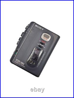 Sony TCM-59V Pressman Voice Recorder Standard Cassette Dictaphone Walkman Vtg