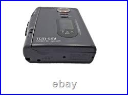 Sony TCM-59V Pressman Voice Recorder Standard Cassette Dictaphone Walkman Vtg