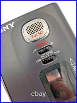 Sony TCM-59V Pressman Voice Recorder Standard Cassette Dictaphone Walkman Vtg