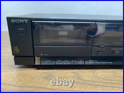 Sony TC-W390 Dual Cassette Tape Deck Recorder & Player New Belts Refurbished