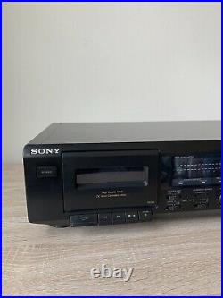Sony TC-WE305 Dual Cassette Deck Dolby NR New Belts Works Great
