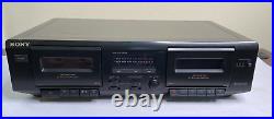 Sony TC-WE305 Dual Cassette Deck Tape Player/Recorder REFURBISHED NEW BELTS