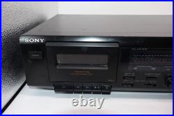 Sony TC-WE305 Stereo Cassette Deck Player Recorder New Belts Working Free Ship