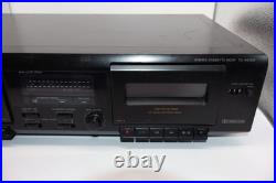 Sony TC-WE305 Stereo Cassette Deck Player Recorder New Belts Working Free Ship