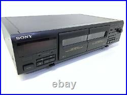 Sony TC-WE405 Tape Deck Double Cassette Vintage 1996 Refurbished Hi End Good