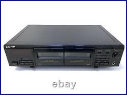 Sony TC-WE405 Tape Deck Double Cassette Vintage 1996 Refurbished Hi End Good