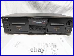 Sony TC-WE475 Dual Cassette Deck with Pitch Refurbished Tested in Japan TB00 5.5