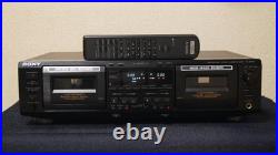 Sony TC-WE725 Stereo Cassette Deck withaccessories Refurbished Working Tested Sony TC-WE725 Stereo Cassette Deck withaccessories Refurbished Working Tested