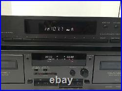 Sony TC-WR521 Double Cassette Player ST-JX521 FM Tuner Tested Deck B Faulty Vtg