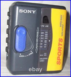 Sony WALKMAN WM-FS393 SPORTS FS 393 Auto Reverse Cassette Digital FM/AM EX
