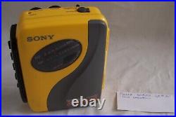 Sony WALKMAN WM-SXF30 SPORTS AM/FM Radio Cassette Player SXF 30 RARE EXCELNT