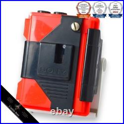 Sony WMF5 Sports Walkman on the BEACH Red FM Radio Cassette Player Refurbished