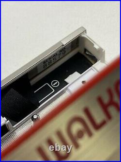 Sony WM-10 Walkman + MDR-W30 & Belt Clip WORKING Cassette Tape Player