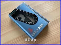 Sony WM-30 blue with soft case super good condition high sound quality refurbish