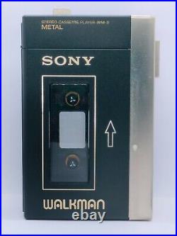 Sony WM 3 Walkman Cassette player New belt working fully withcase Used