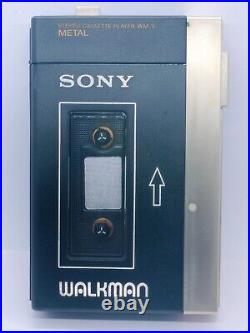 Sony WM 3 Walkman Cassette player with case works very well Refurbished