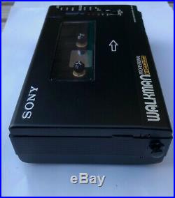 Sony WM-D6C SERVICED, early version pointy head! Soft case, BP23 and charger
