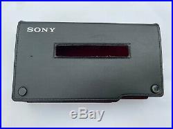 Sony WM-D6C SERVICED, early version pointy head! Soft case included