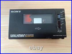 Sony WM-D6C Walkman Professional Stereo Cassette Player Maintained Black 80's