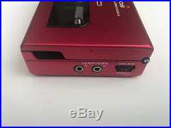 Sony WM-DD2 RED, near mint! Completely restored, very beautiful