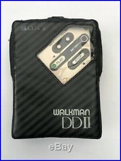 Sony WM-DD2, restored! With original soft case, sounds beautiful