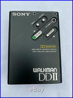 Sony WM-DD2, restored, new center gear, pinch roller and capstan