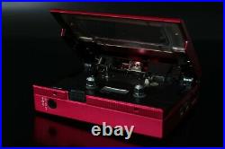 Sony WM-DDIII Quartz Red Walkman REPAIRED near MINT