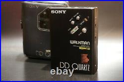 Sony WM-DDIII Quartz Walkman Black With NEW GEAR