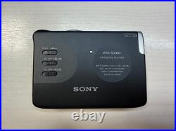 Sony WM-EX60 Walkman Black Fully Refurbished, New Belt & Pinch Roller