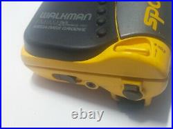 Sony WM FS 593 Sports Walkman New belt added works perfect Radio Backlit Active