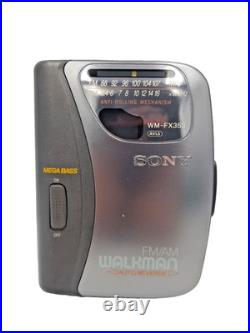 Sony WM-FX353 Walkman Stereo Portable Cassette Tape Player AM FM Radio Vintage